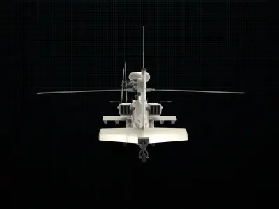 AH-64 Apache 3D model by octagram14