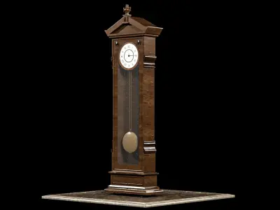 Antique Clock 3D model