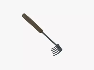 hand rake 3D model