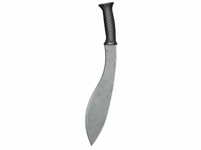 Kukri Low-poly 3D model