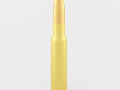 7 92x57mm Mauser Cartridge Bullet 3D model