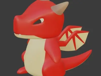 Baby Dragon 3D model purchase