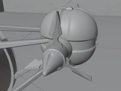 Sci Fi Plane  Free 3D model