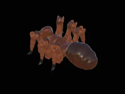 Flexi ant fantasy print in place insect Free 3D print model