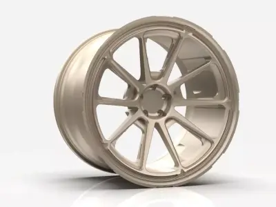 Rims Dvan wheel tuning part industrial  3D model