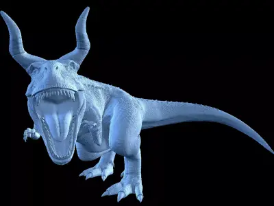 Carnotaur beast dino stalker dino crisis 3D print model