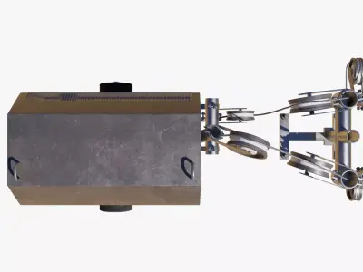 Diamond Wire Concrete Slab Cutting Machine 3D model