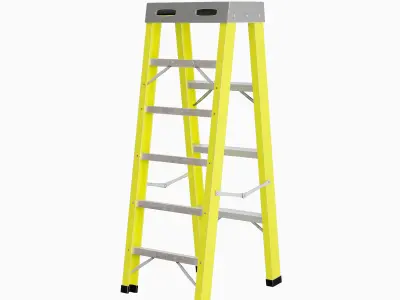 Ladder 02 Low-poly 3D model purchase