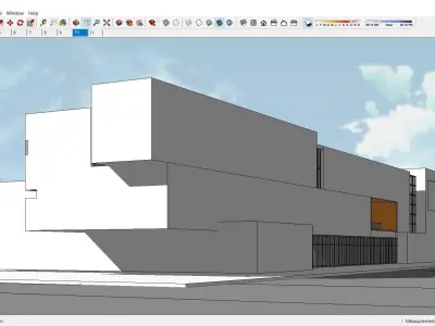 Sketchup Kindergarten 123 3D model