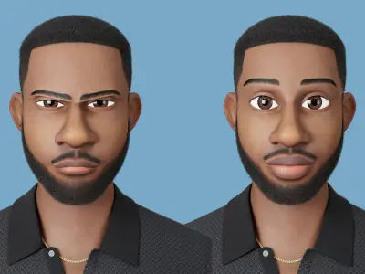 Stylized Man 3D model