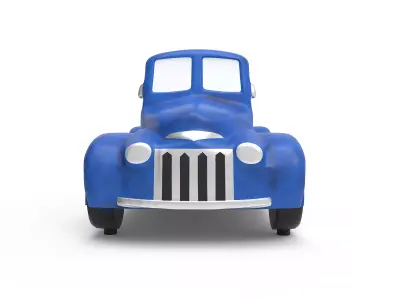 Vintage Pickup Truck Toy Model 3D model