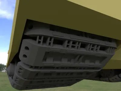 Maus Superheavy WW2 Tank 3D model