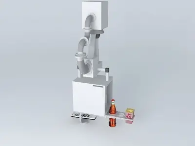 Mobile television Free 3D model