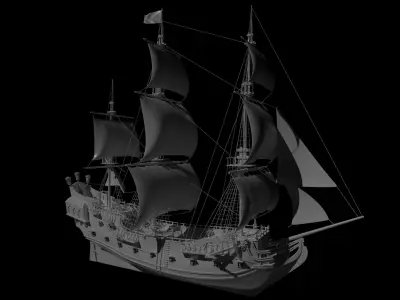 Black Pearl  3D model