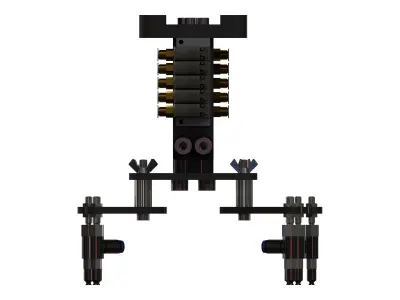 Mech W Vacuum Grippers 3D model