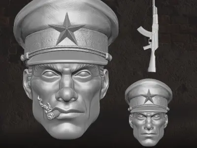 Colonel Brekhov Fan Art Kit 3D printable File For Action Figures 3D print model