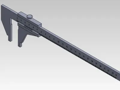 Vernier caliper Free 3D model purchase