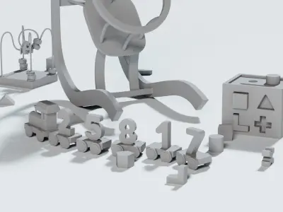 Toys for children 3D model