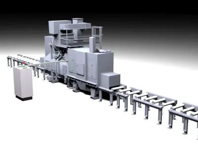 Shotblastingmachine industrial machine 3D model