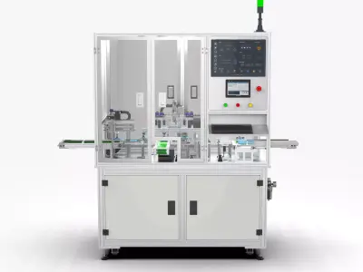 Automatic Soft Pack Battery Pack Measuring Machine 3D model