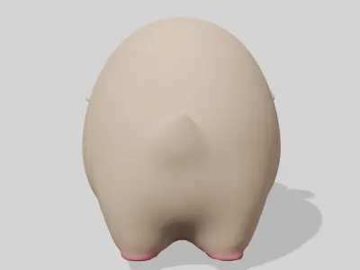 Cartoon sheep Low-poly 3D model purchase