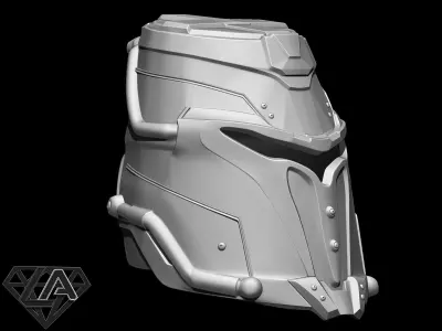 Doom Eternal sentinel helmet 3D print model