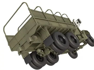 Cargo Truck M35 3D model
