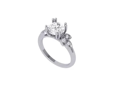 Wedding Ring  3D print model 311
