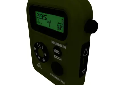 Portable Radiation Detector Device 3D model