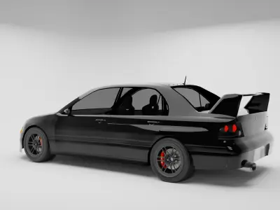 Mitsubishi evo 7  3D model