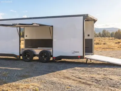 ATC Enclosed Car Hauler Trailer Simplified 3D model
