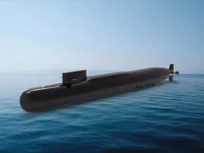  Yankee-class submarine 3D model