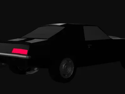 LOWPOLY CHEVROLET CAMARO SS 69 - RIGGED Low-poly 3D model