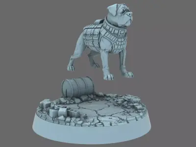 CT Pound Patrol Boxer Canine Tactical Specialist Ranger 3D print model