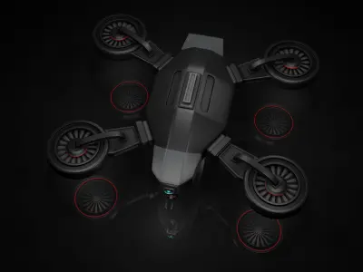 Drone 3D model 23