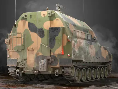 M992 Field Artillery Ammunition Support Vehicle PBR 3D model purchase