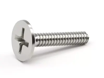 Screw - Self Tapping Flat Head Phillips 3D model