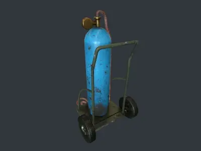 Gas Tank pbr Low-poly 3D model buy