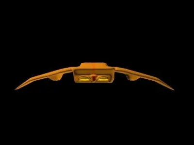 Phoenix Class Interceptor Low-poly 3D model