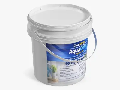 Interior Water Based Acrylic Paint White 3D model