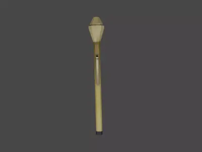 WWII German Panzerfaust Anti-Tank Weapon Model Free low-poly 3D model