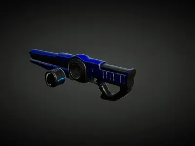 UKit Sci-Fi Weapons Low-poly 3D model