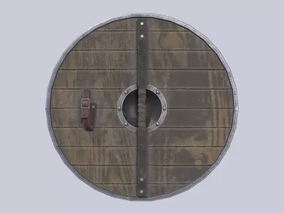 Viking shield collection 3D Model Pack