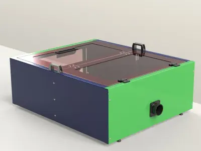 Enclosure for Laser machine  3D model