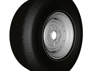 50s wheel 3D model