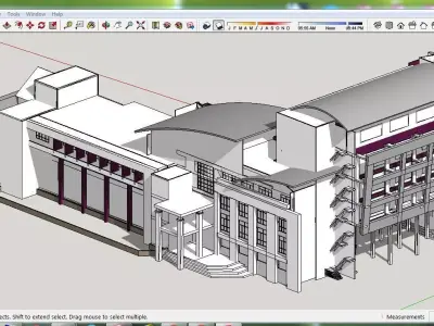 Sketchup Office building C8 Free 3D model