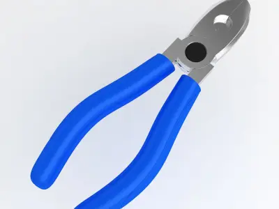 Plier 3d model four pliers 3D model