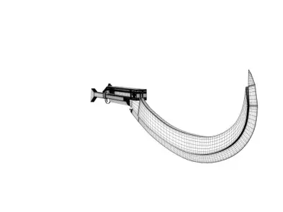 Khopesh Revolver Free 3D model