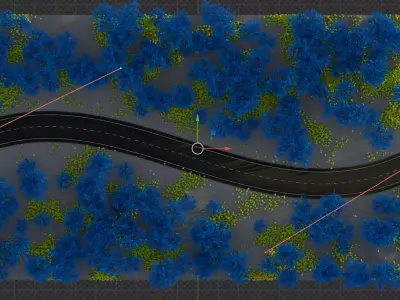 Blender Road Generator 3D model