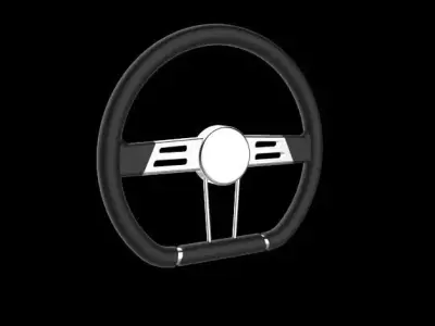Nurbs Steering For Yacht Boat 3D model
